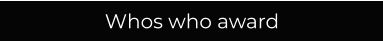 Whos who award